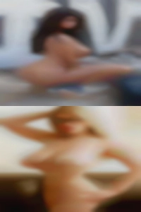 Tightly pies on nude holding girls hands.